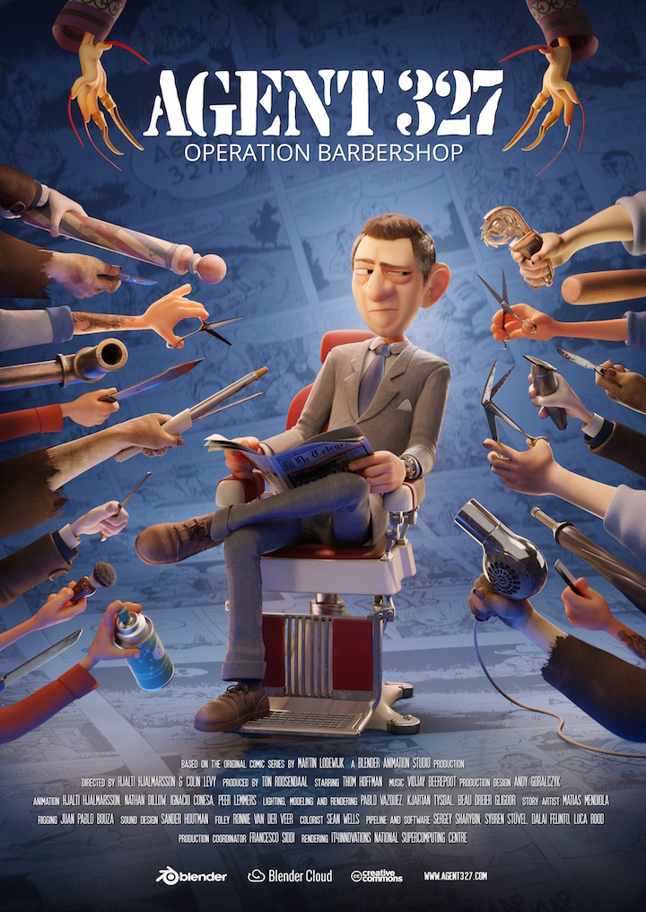 Teaser for Agent 327 - Operation Barbershop - blender.org ...