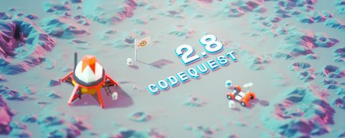 Blender 2.8 Code Quest touchdown