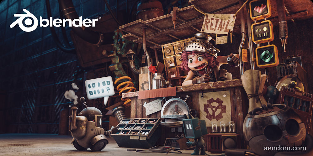 Blender 2.81 - The Junk Shop