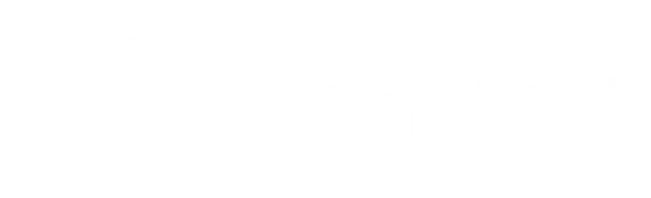 Blender Logo White