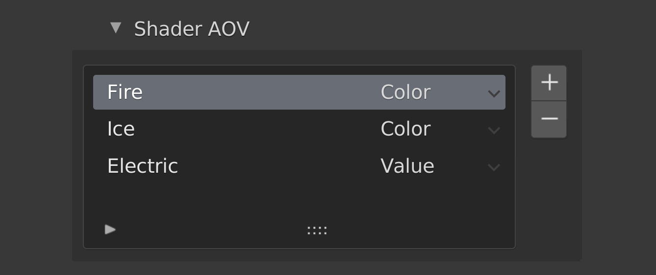 SHADER AOV