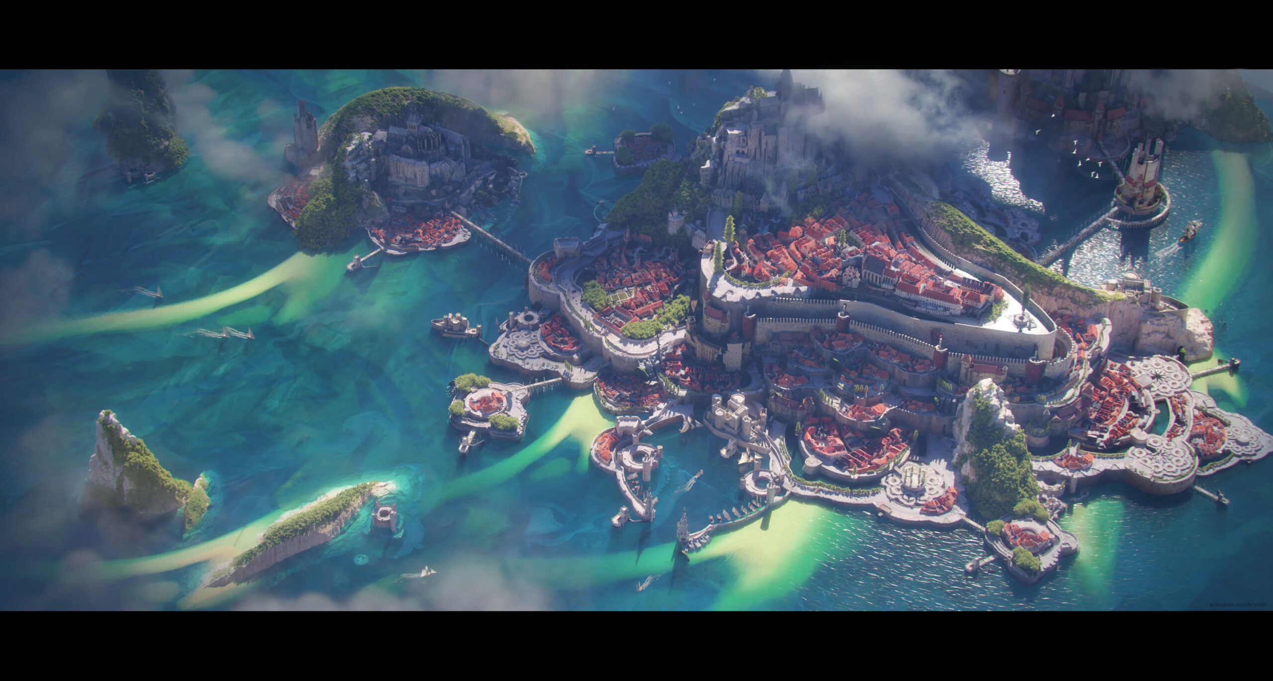 Blender 3.3 splash by Piotr Krynski