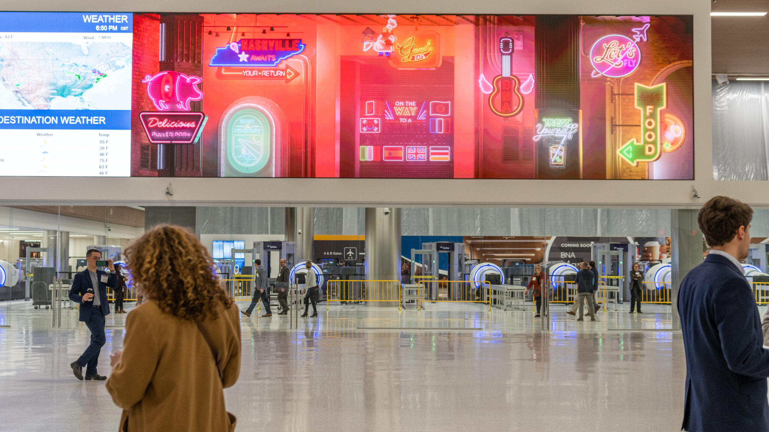 Nashville Airport's brand new Grand Lobby.