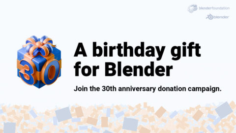 A Birthday Gift for Blender – Donation Drive 2023