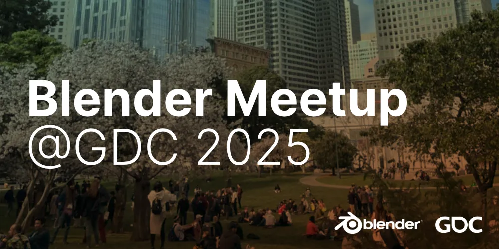 Blender at GDC 2025
